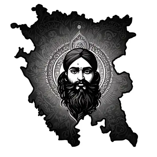 Punjab Map With Culture And Power Strength And A War Battle Of The Sikhs Winning