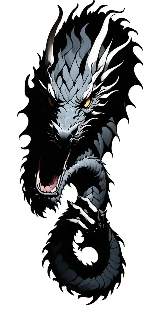 The Dragon Wrapps His Hand Around