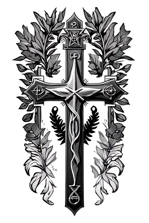 Palestine Christian Cross