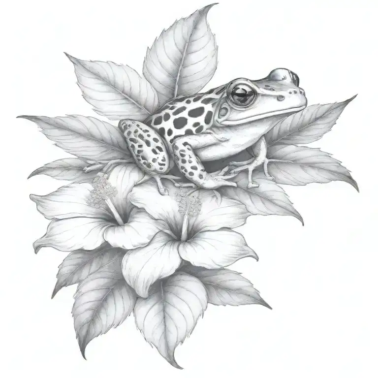 Hibiscus Frog Leaves