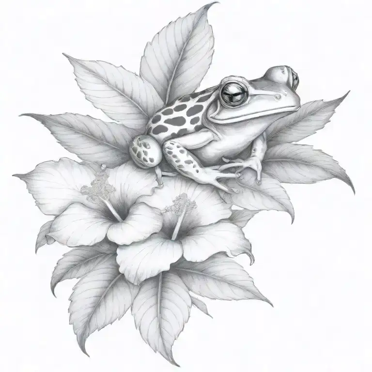 Hibiscus Frog Leaves
