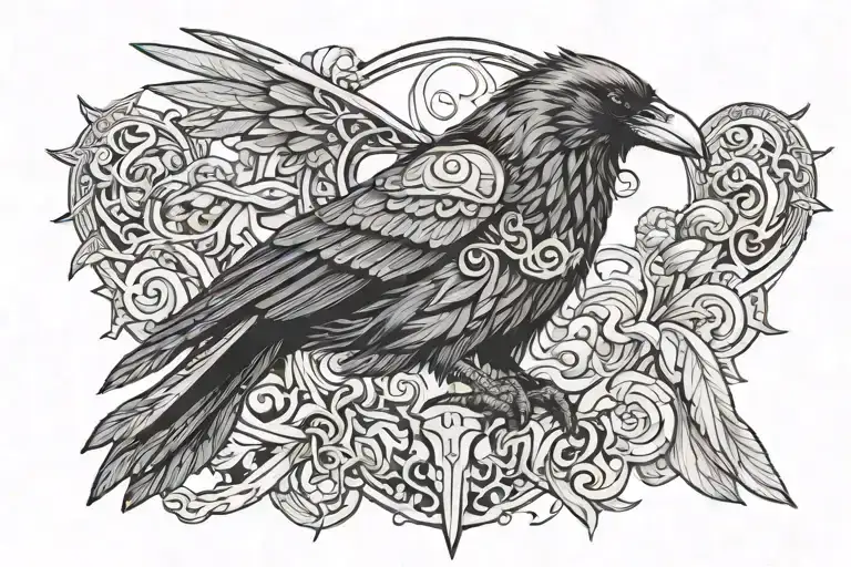 Raven Thor Freya Valhalla