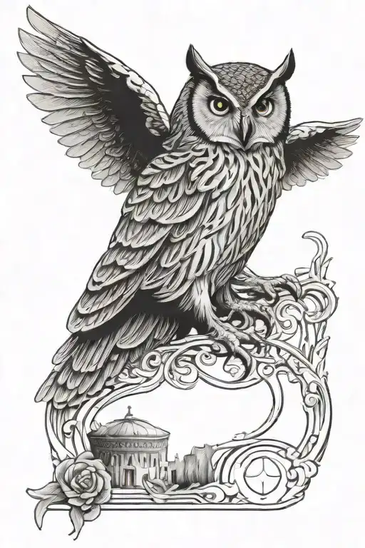 Owl In Tarot Card