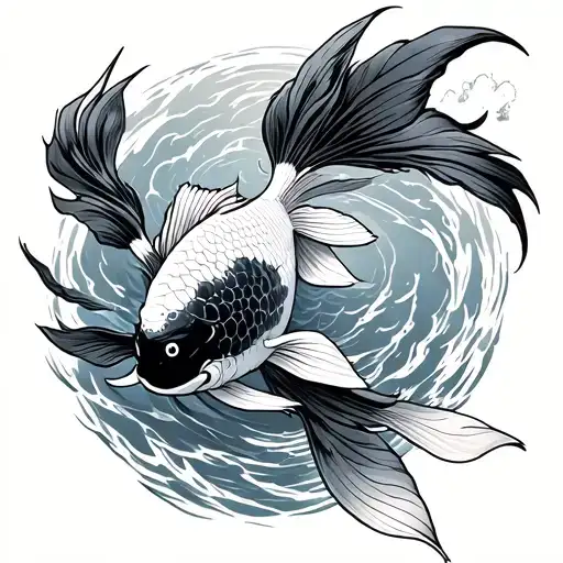 Koi And Samurai Greek Mythology