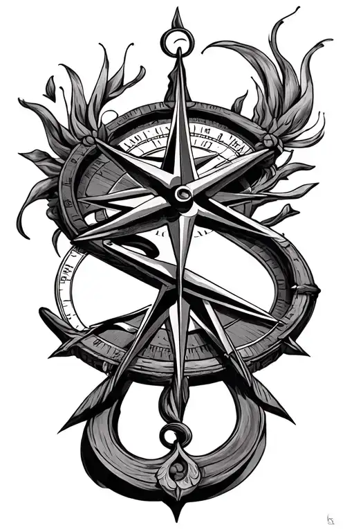 Nautical Compass Rose