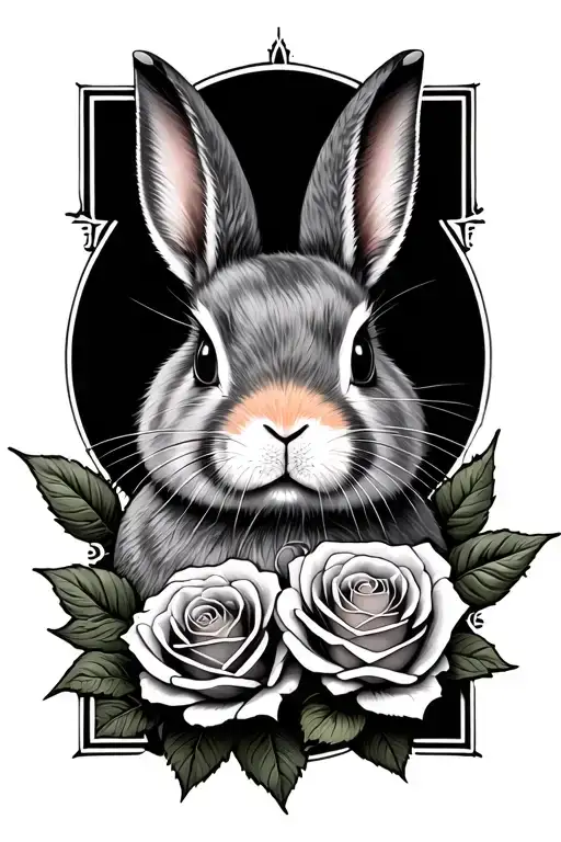 Bunny With Roses That Have Thorns