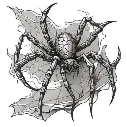 Spider In The Background