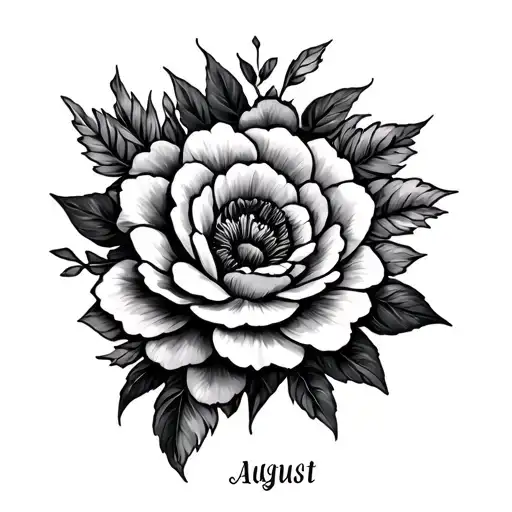 Birthmonth Flower April July And August Combined Chess Piece