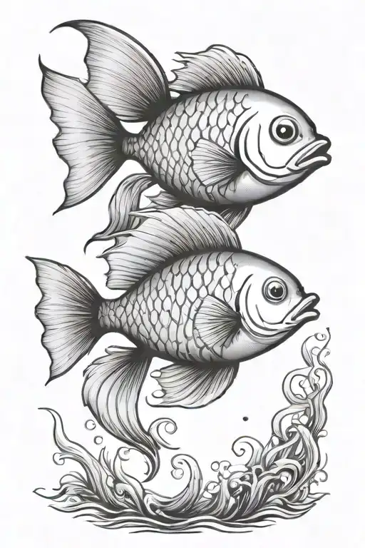 Cute Fish In The Sea