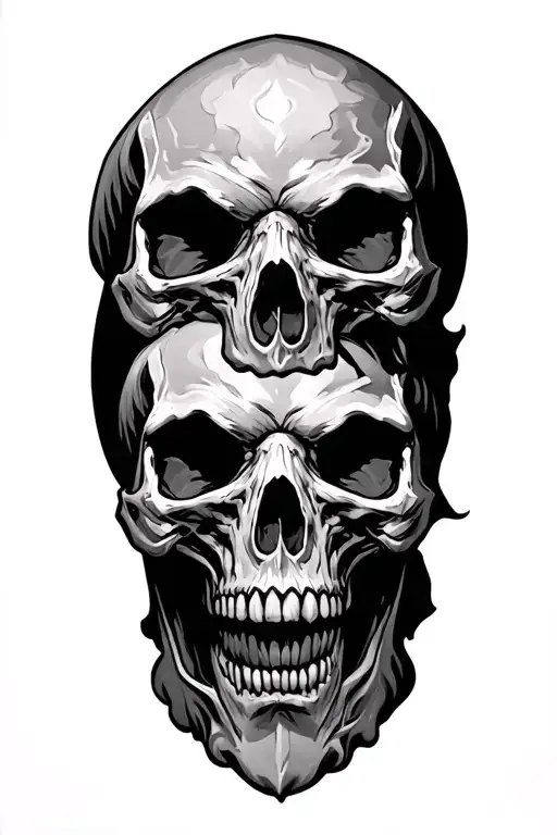 4 Horsemen Of The Apocalypse Skulls