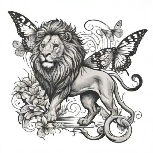 Butterfly Lion