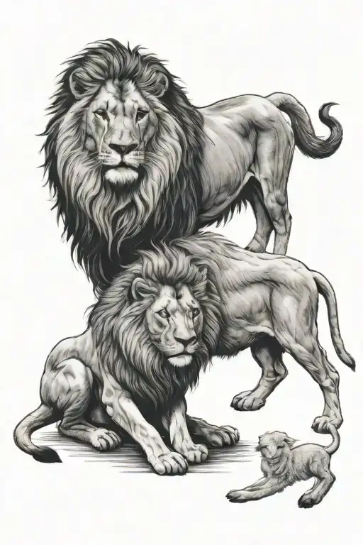 Lion And Lamb
