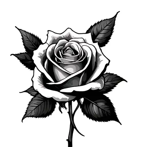 Rose Wrapped Loosely