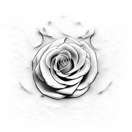 Roman Numerals Rose
