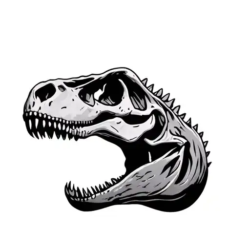 T Rex Skull