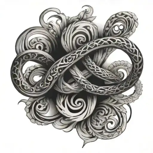 Infinity Symbol With People Names