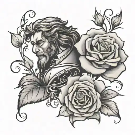 Beauty And The Beasty Rose Inbetween Belle And Beast