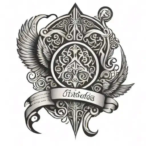 Tribal Patterns With Bible Verses