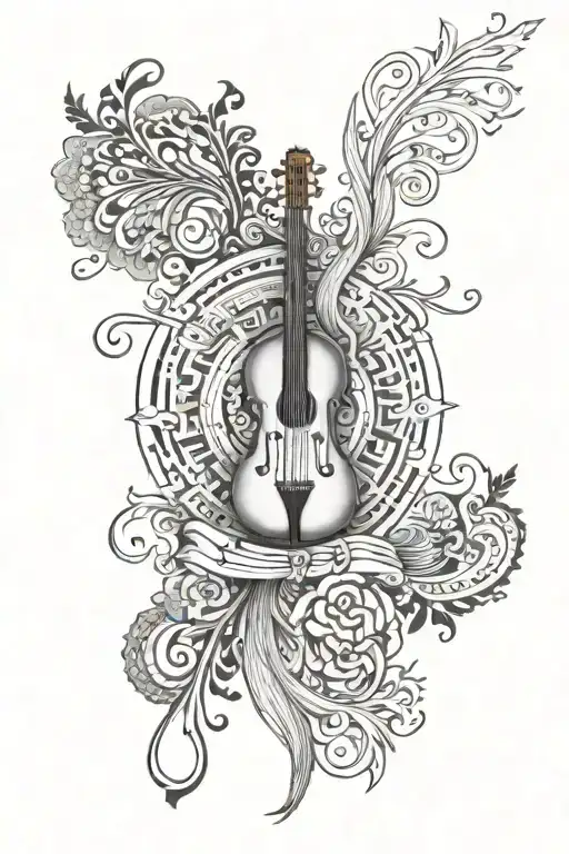 Music Mandala Feminine
