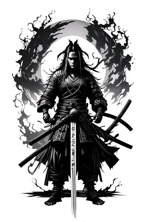 Katana Stand In Front