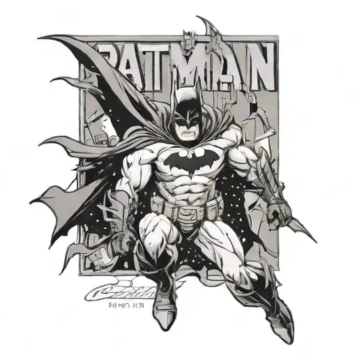 Batman In A Magazine Cover