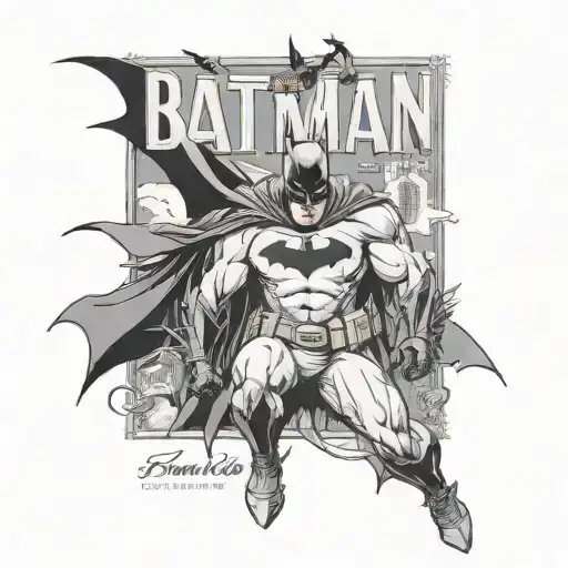 Batman In A Magazine Cover