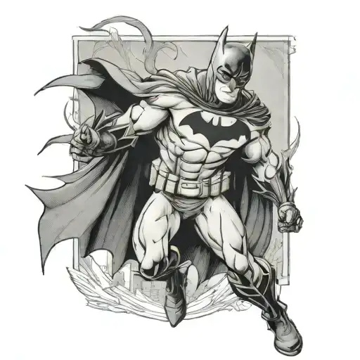 Batman In A Magazine Cover