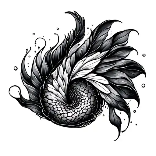 Fibonacci Mermaid Tail