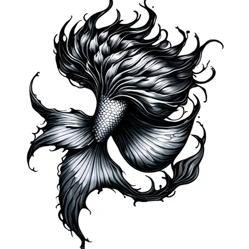 Minimalist Mermaid Tail Forming