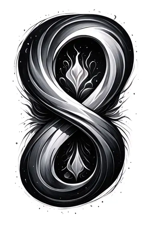 Infinity Symbol Intertwined