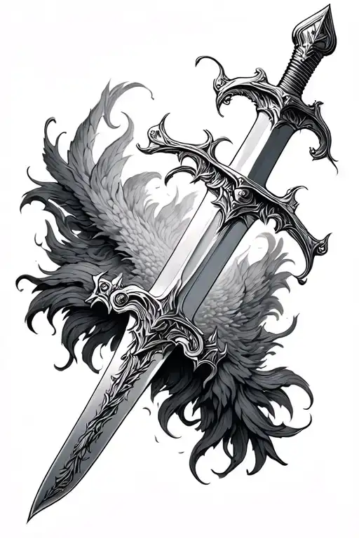 Sword Of Damocles Half Sleeve