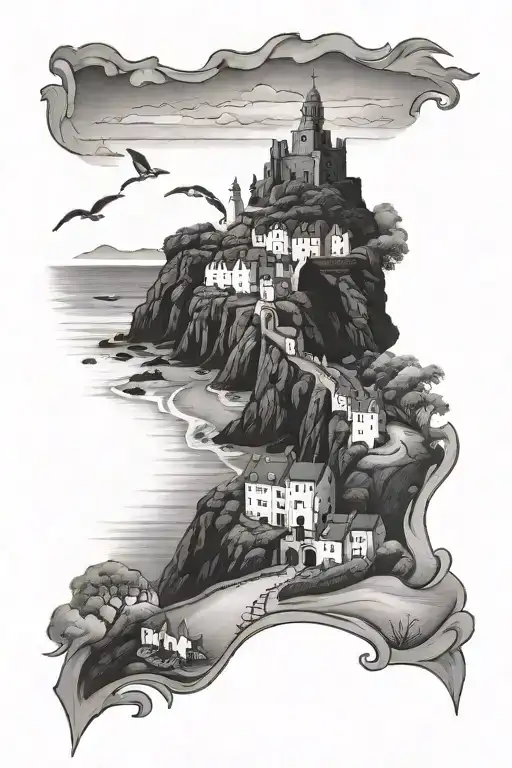 Tenby Nirth Beach Scene