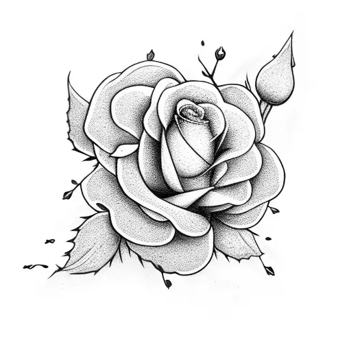 Cherry Blossoms And Rose Floral