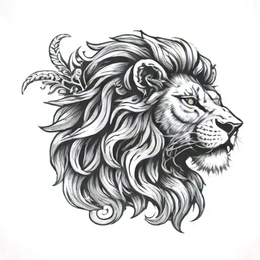 Martinique Portugal Lion Head