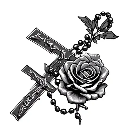 Rosary Wrapped Loosely