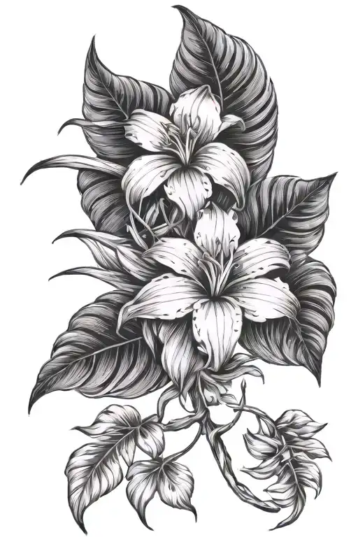 Tropical Floral Design