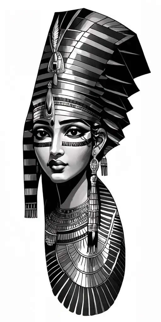 Cleopatra With Egyptian Traits