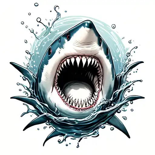 Water With Shark In It