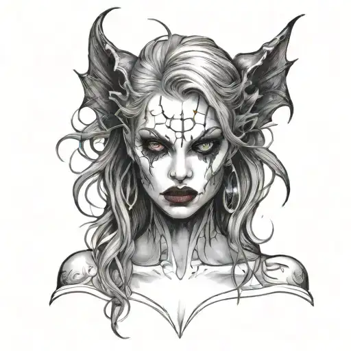 Vampire Demon Girl Realism