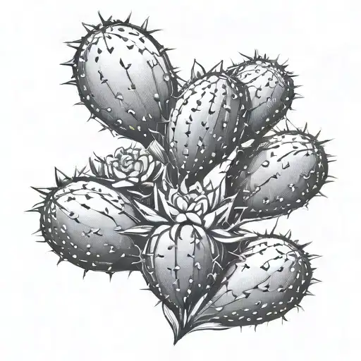 Cactus Shaped Like A Heart