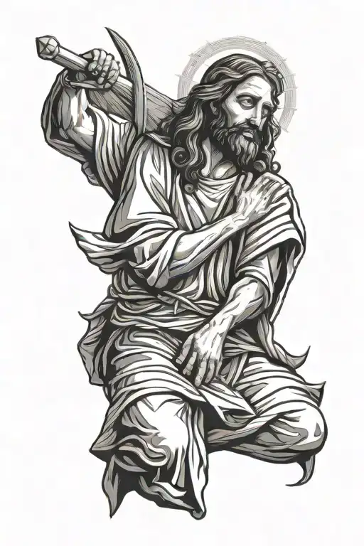 Jesus Praise And Worship On Knee