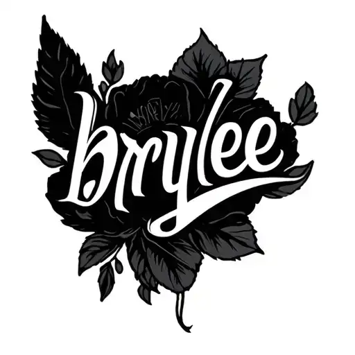Brylee In Script Font