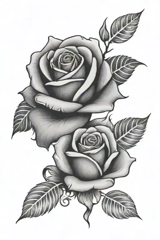 Rose With Dra Polynesian Samoan