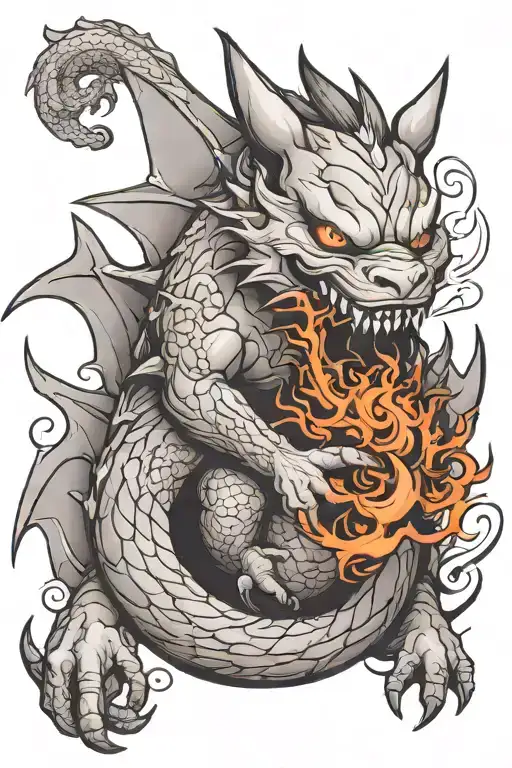 Gengar Yakuza Sleeve Tattoo Dragon