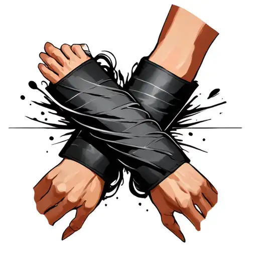 2 Blackout Arm Bands One On Top