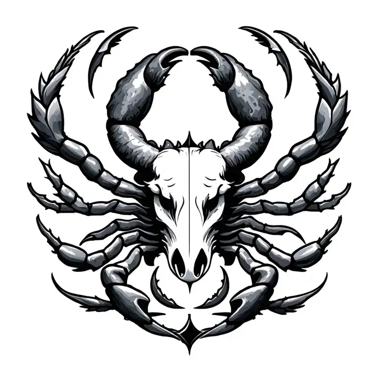 Star Sign Scorpio Zodiac Tattoo With Scottish And Cook Island Designs Included