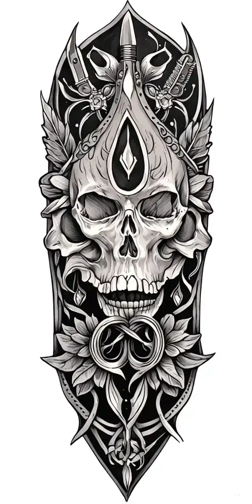 Tool Leather Western Gothic Inspired Tattoo Feminine