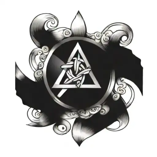 Bible Verse With Trinity Knot