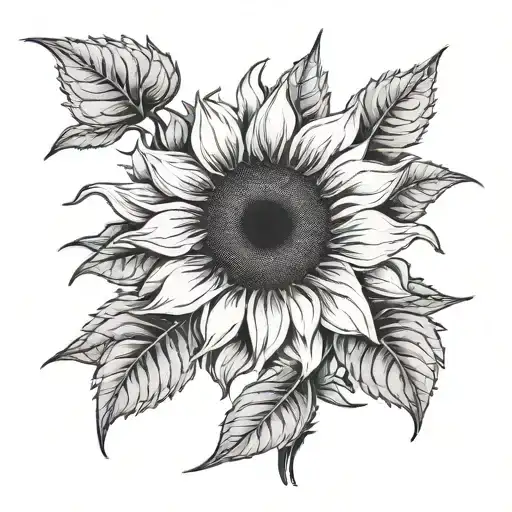 Sunflower Blooming