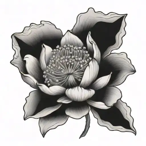 Lotus Moon Poppy Flower